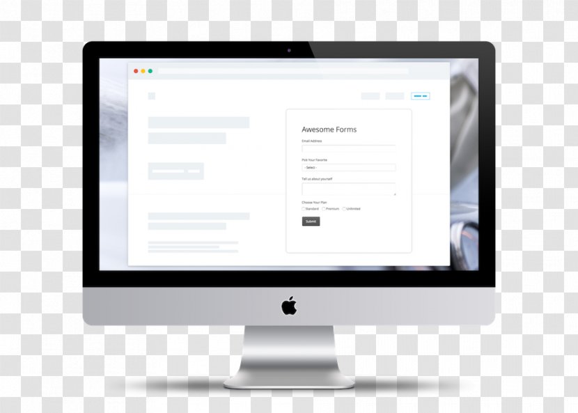 Web Development Business Responsive Design - Marketing - Imac Transparent PNG