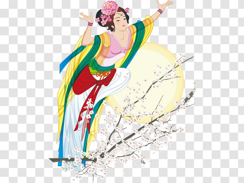 Change Mid-Autumn Festival Clip Art - Tree - Fairy Moon Transparent PNG