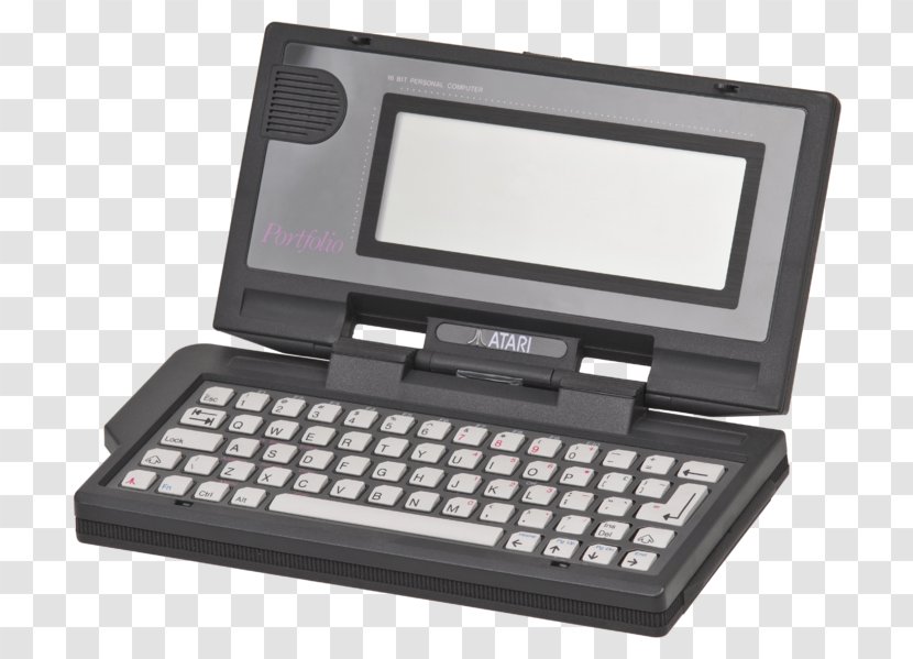 Laptop Computer Keyboard Atari Portfolio - Tablet Computers Transparent PNG