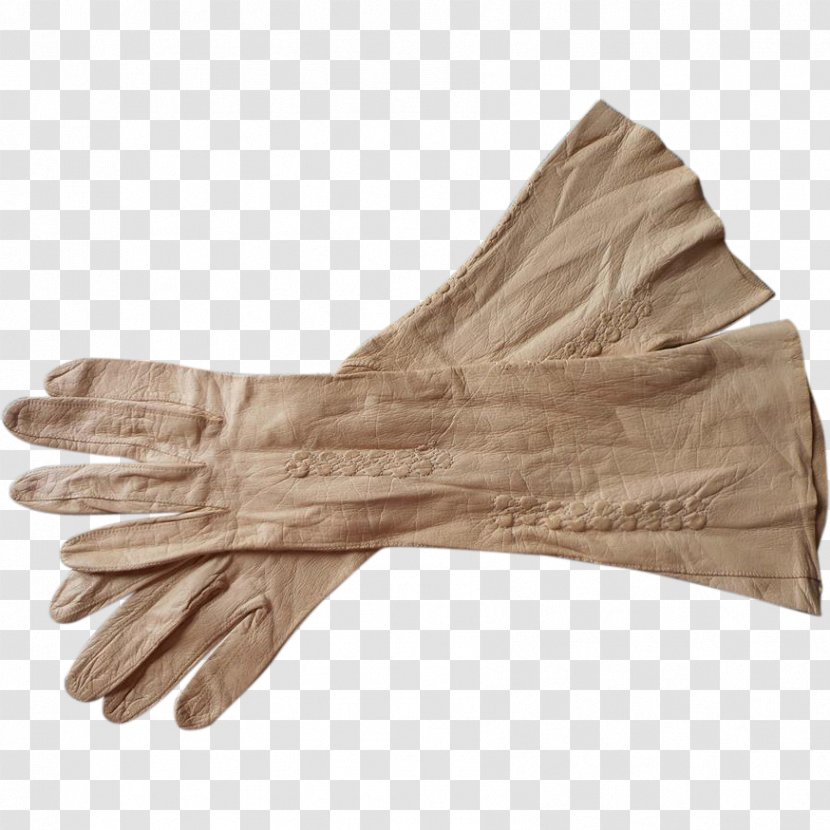 Glove Vintage Clothing Camel Leather Antique - Kidskin - Casa Alberto Transparent PNG