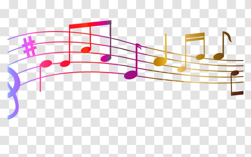 Music Note - Download - Colored Notation Drawing Transparent PNG