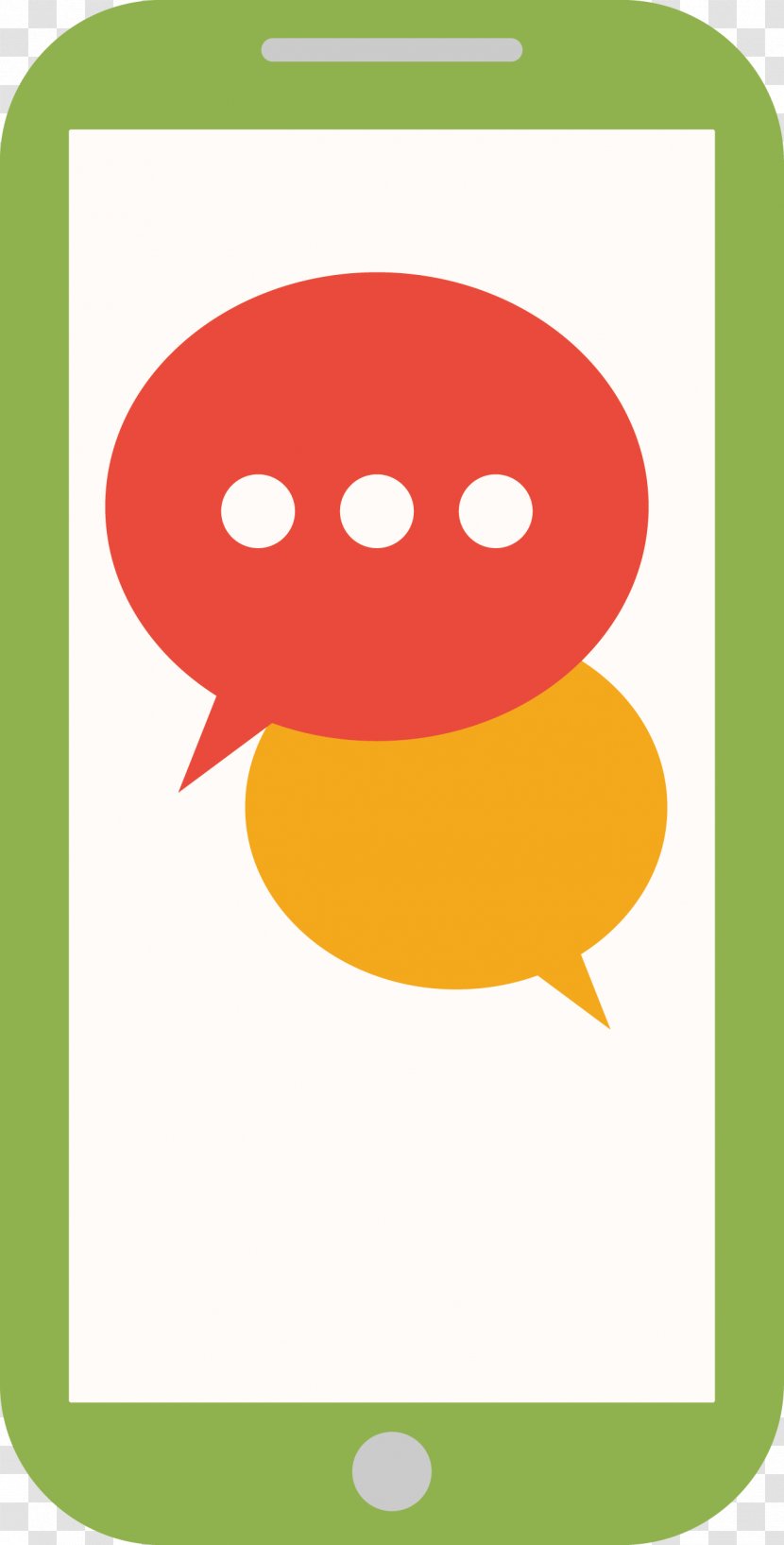 Telephone Painting Icon - Network - Hand Painted Mobile Phone Transparent PNG