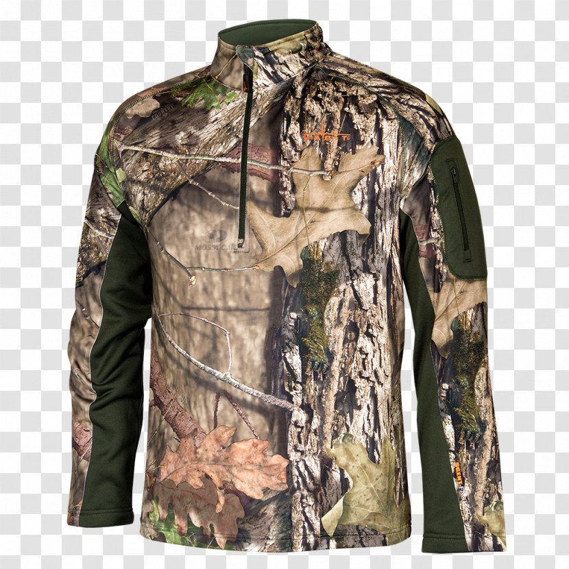 Camouflage Mossy Oak Properties Gear Breakup - T Shirt - Night Forest Transparent PNG