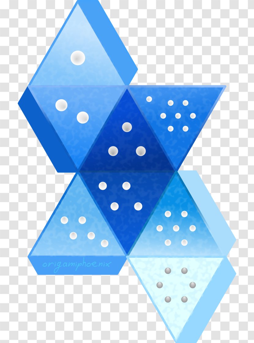 Paper Model Fluorite Cube Material - Triangle - Dice Transparent PNG