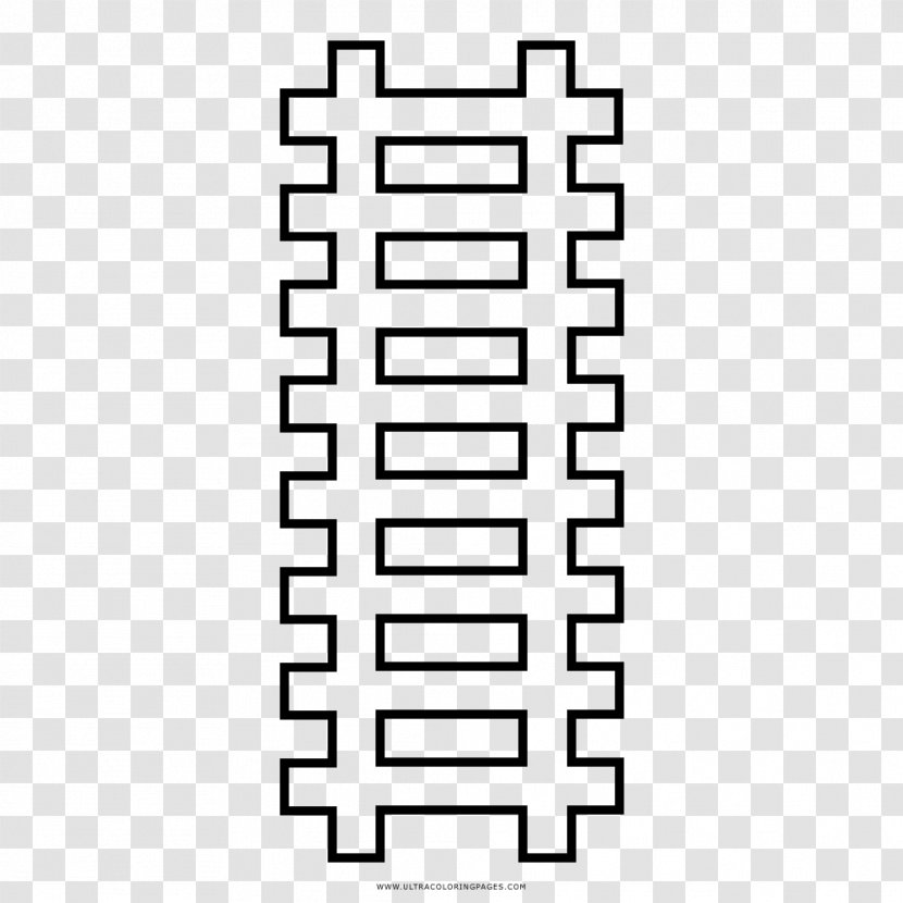 Train Track Drawing Coloring Book Railway - Symmetry Transparent PNG