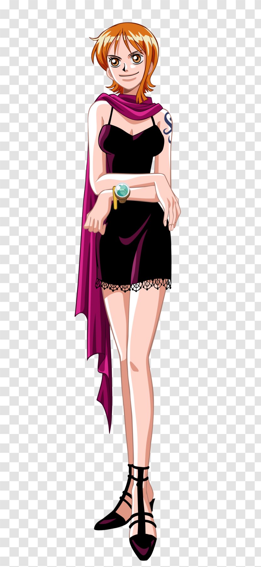 Nami Monkey D. Luffy Nico Robin Roronoa Zoro Dress - Cartoon - One Piece Transparent PNG