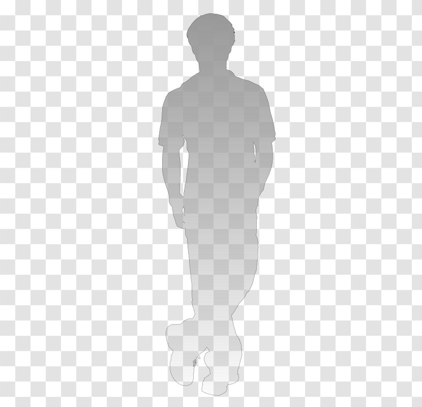 Shadow Person Clip Art - Arm - Silhouette Transparent PNG