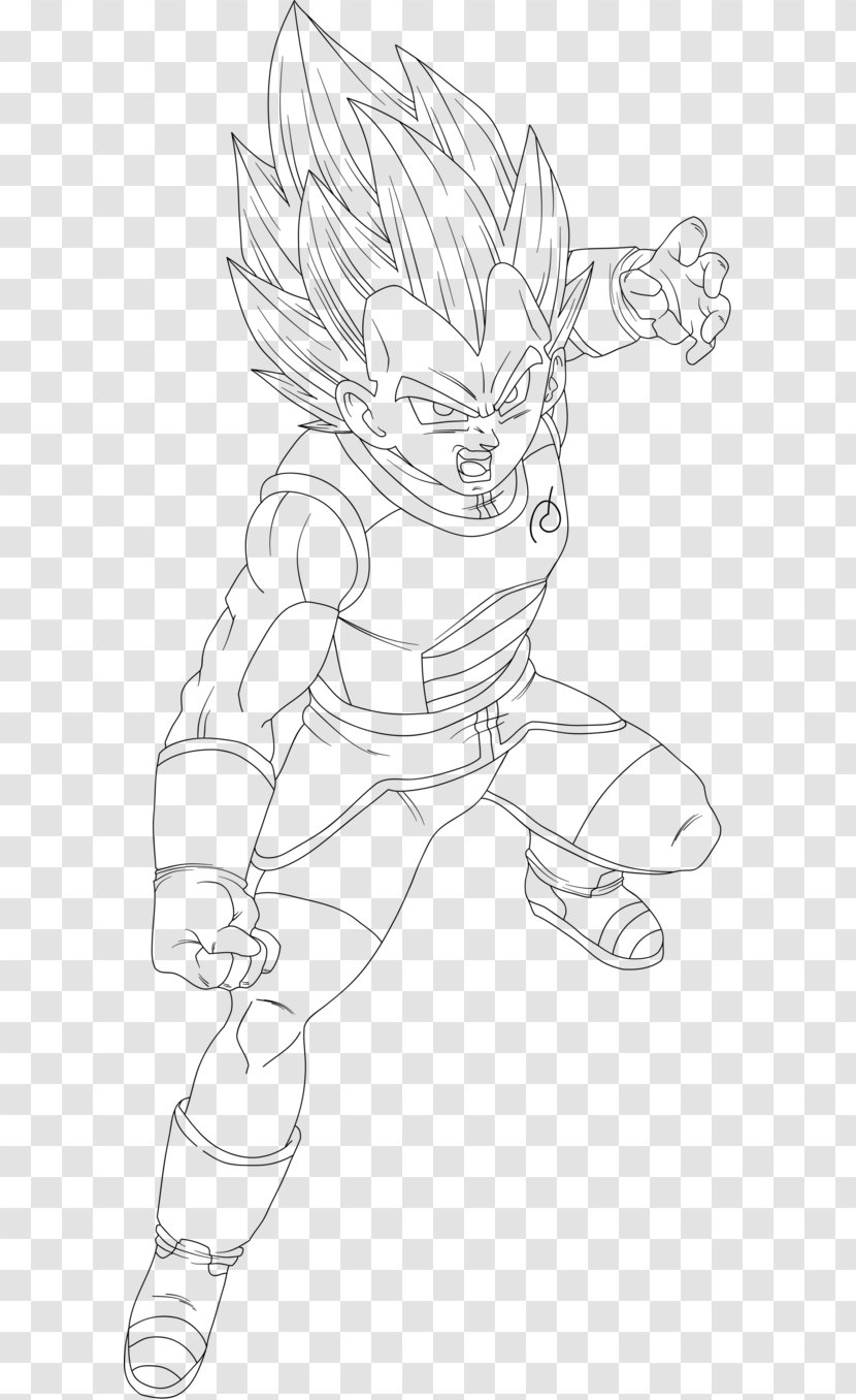 Vegeta Goku Majin Buu Gohan Frieza - Costume Design - Biopharmaceutical Color Pages Transparent PNG