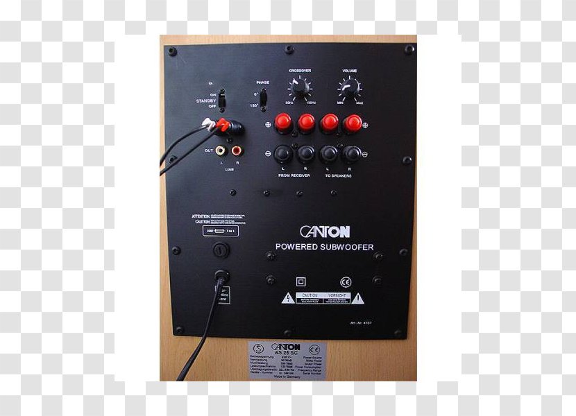 Subwoofer Canton AS 25 SC Electronics Audio Loudspeaker - Equipment - Of Nice2 Transparent PNG