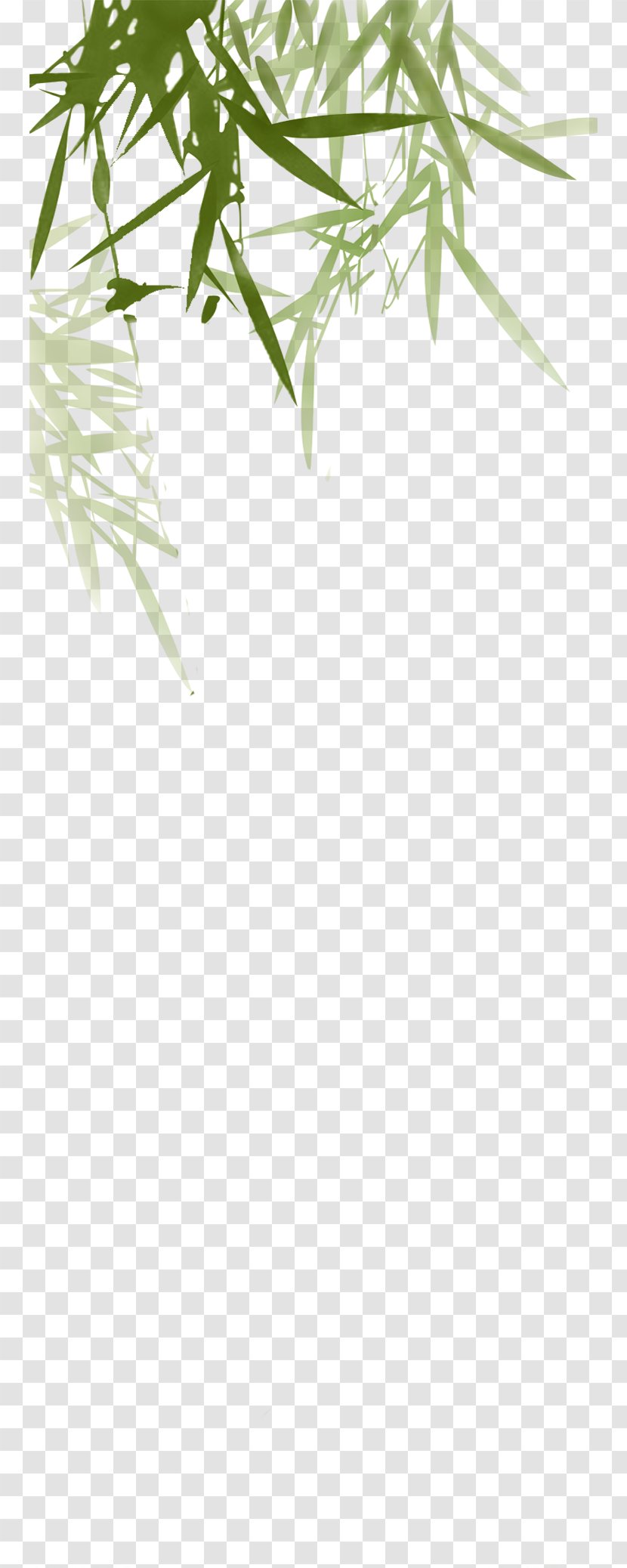 Bamboo Four Gentlemen Painting - Tree - Chinese Ink Style Transparent PNG