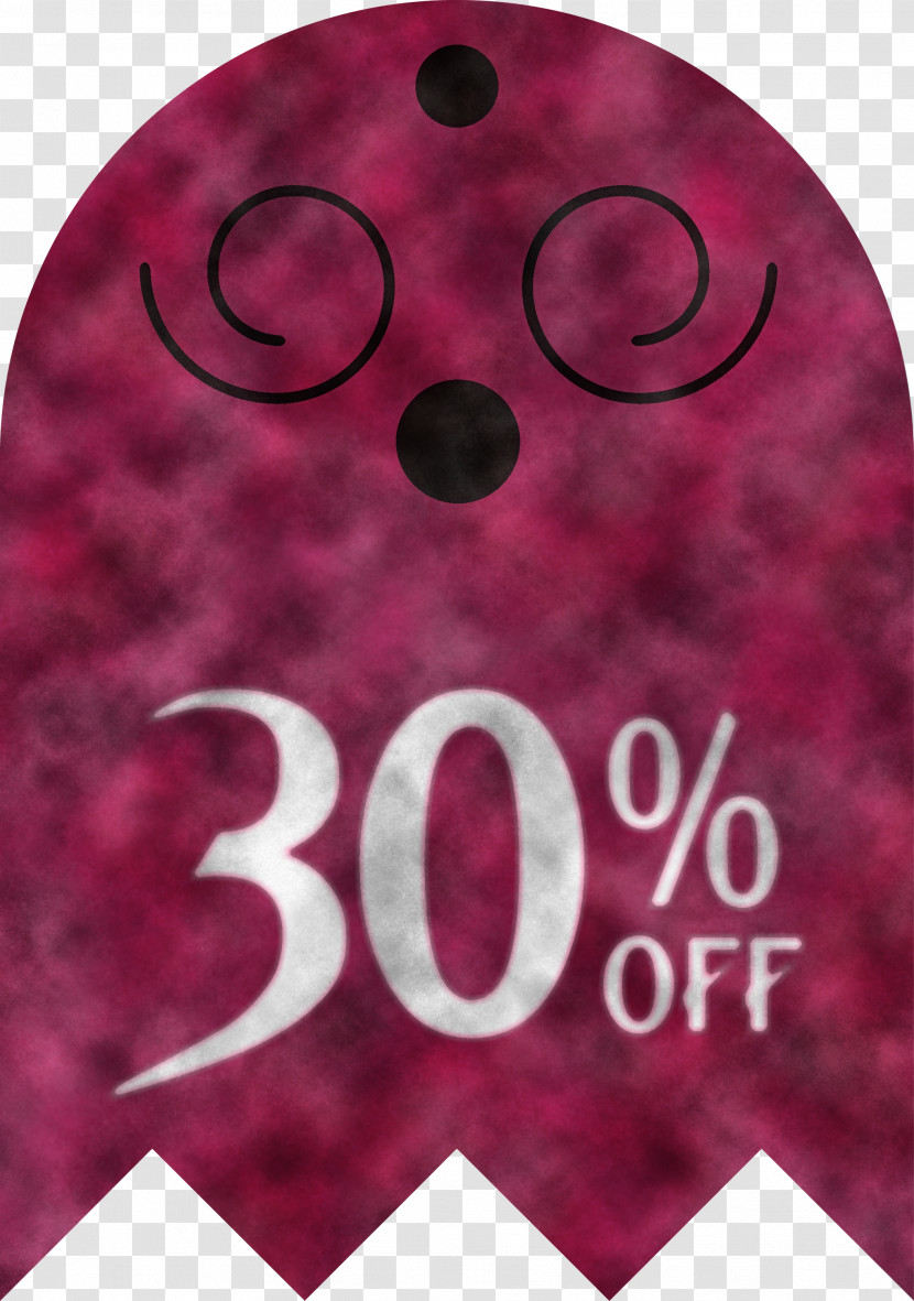 Halloween Discount 30% Off Transparent PNG