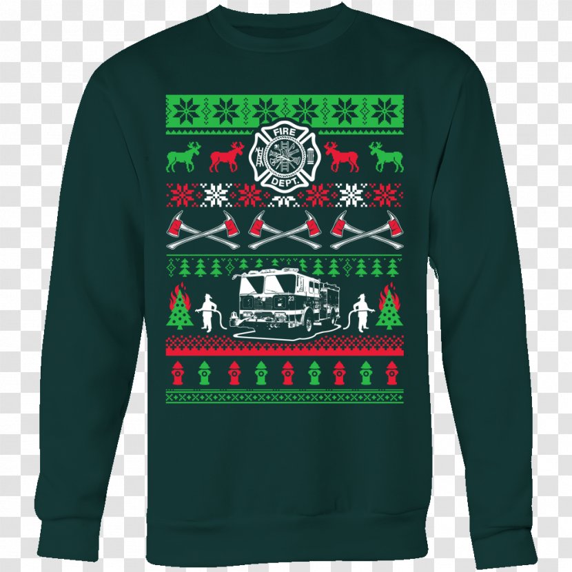 Christmas Jumper I'm A Firefighter - Outerwear Transparent PNG