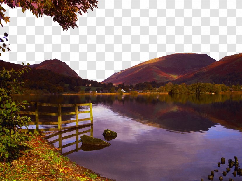 Grasmere Lake High-definition Television Wallpaper - Loch - England Charming Scenery Eleven Transparent PNG