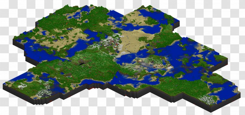 Minecraft Map Mackerel Biome Geofront Transparent PNG