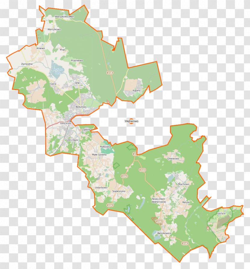 Bolszewo Kąpino Orle, Wejherowo County Kniewo - Gmina - Location Transparent PNG