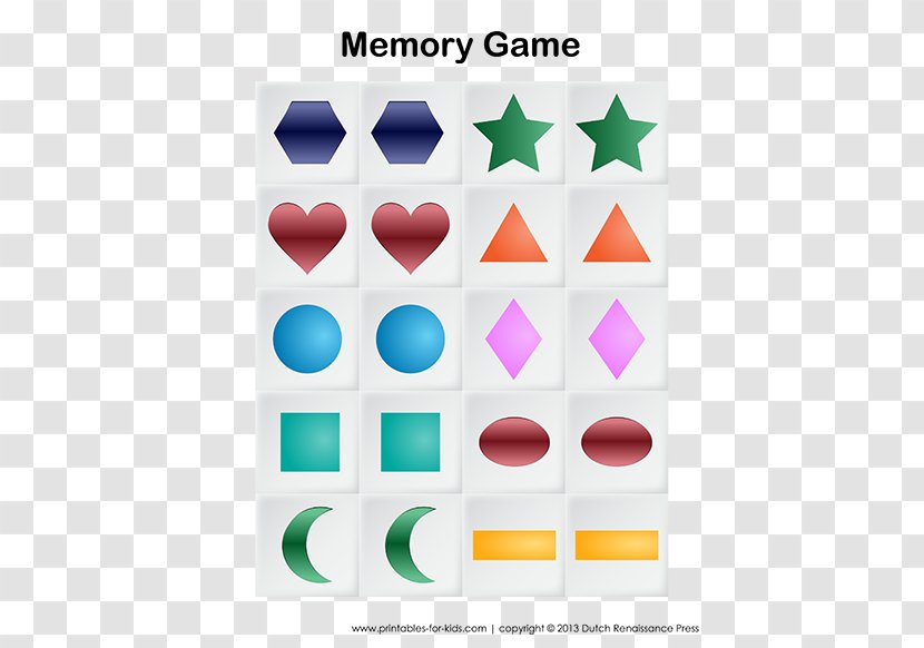 Symbol Drawing - Flower - Memory Game Transparent PNG