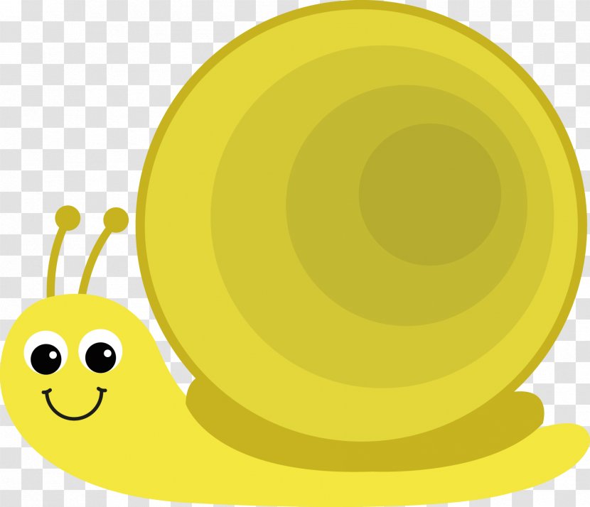 Snail Escargot Yellow Clip Art - Food Transparent PNG