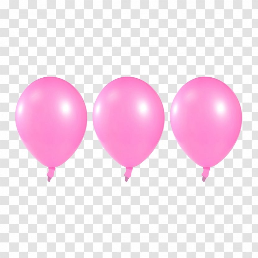 Birthday Toy Balloon Fuchsia Party - Led Transparent PNG