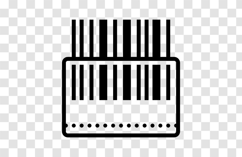 Barcode Scanners Cash Register Card Reader Magnetic Stripe - Black And White - Image Scanner Transparent PNG