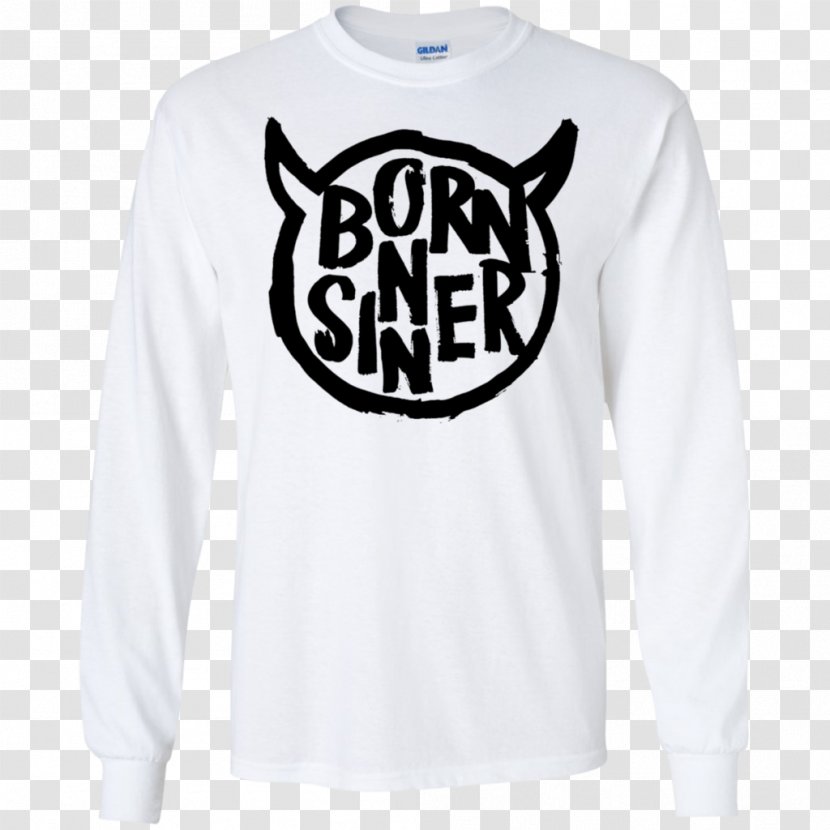 T-shirt Born Sinner Hoodie Clothing - Black - Vector T Shirt Hiphop Transparent PNG