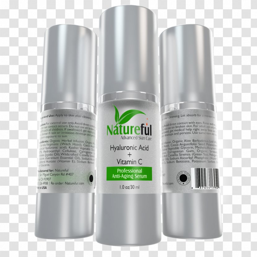 Vitamin C Anti-aging Cream Wrinkle Serum - Hyaluronic Acid Transparent PNG