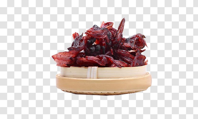 Chinese Cuisine Spare Ribs Fried Rice Meat Dian Xiao Er - Bamboo Basket Of Roselle Picture Material Transparent PNG