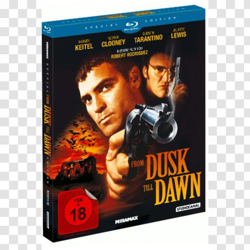 Quentin Tarantino From Dusk Till Dawn Blu-ray Disc Seth Gecko DVD Transparent PNG