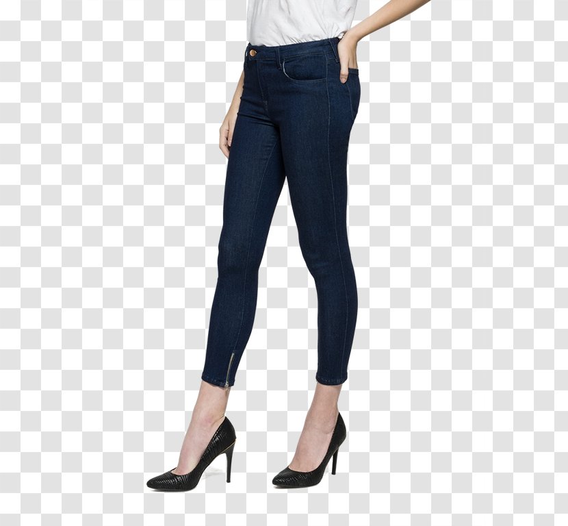 Jeans Denim Leggings High-rise Fashion - Flower - Smart Transparent PNG