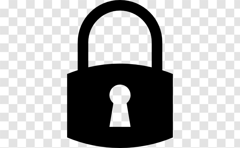 Clip Art Padlock - Silhouette Transparent PNG