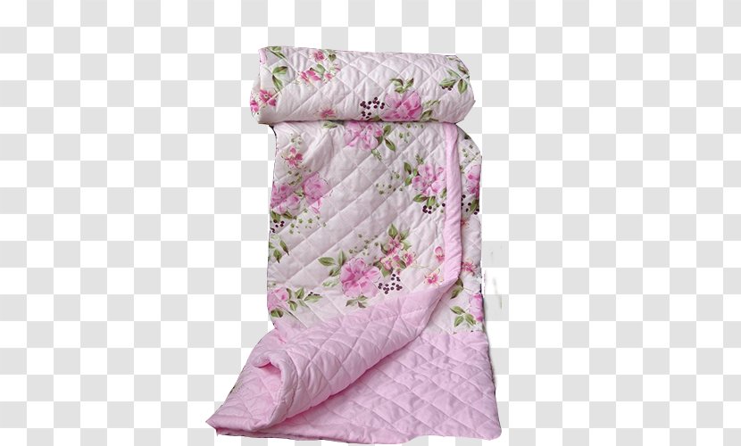 Bed Sheet Quilt Bedding - Pink - Rose Transparent PNG