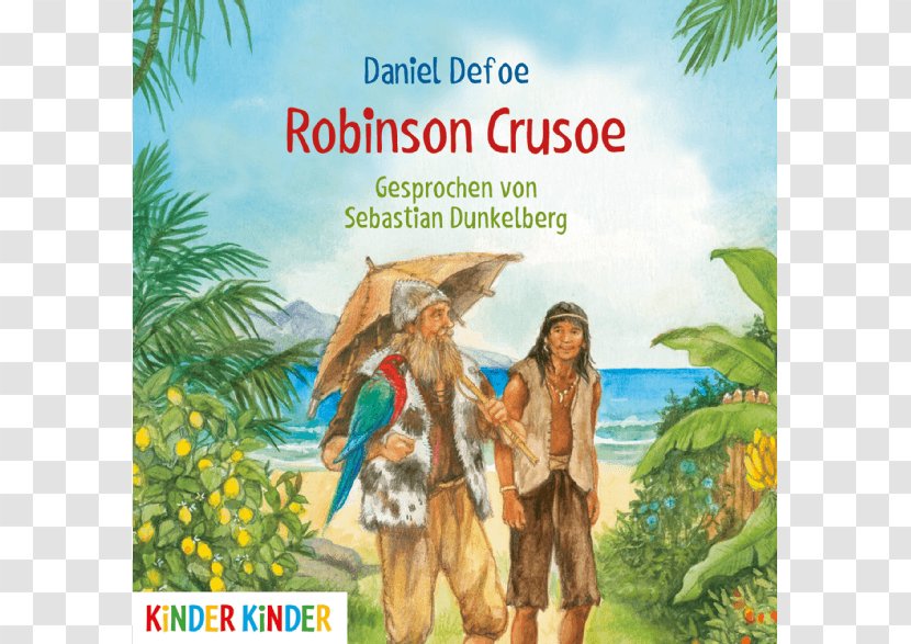 Robinson Crusoe: Der Bücherbär. Klassiker Für Erstleser Crusoe. Illustrated Edition Book Shipwrecking - Daniel Defoe Transparent PNG