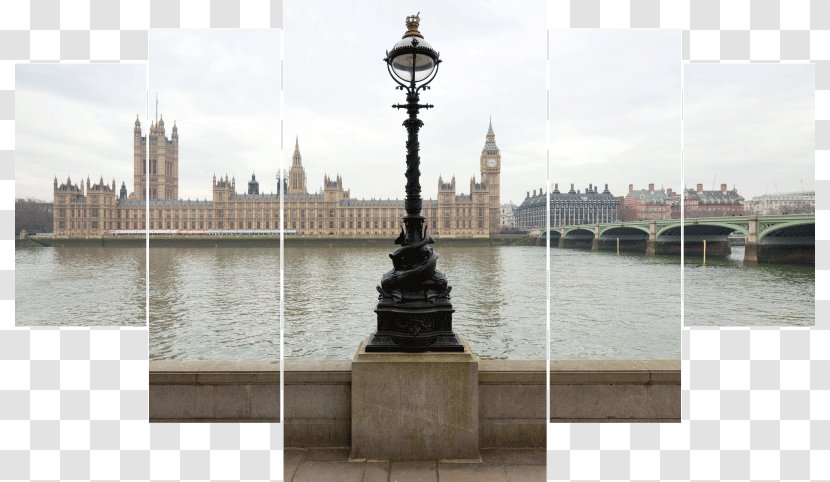Palace Of Westminster Big Ben River Thames Bridge - Monument Transparent PNG