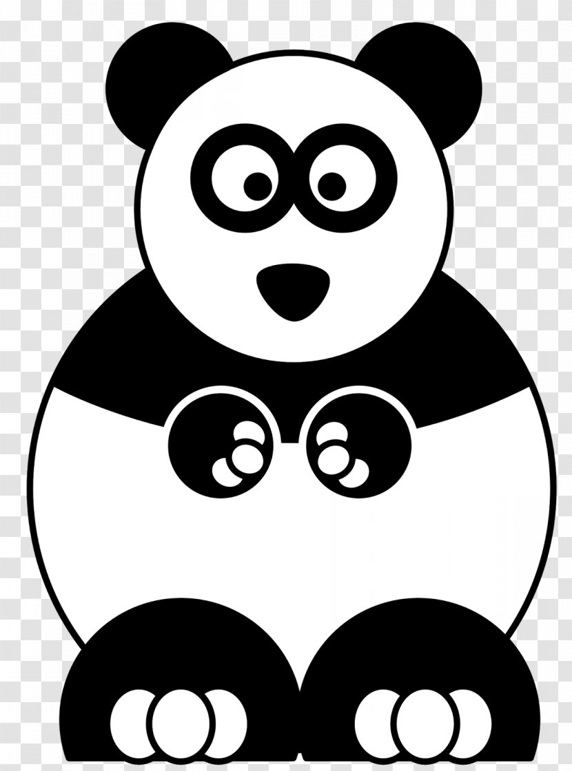 Giant Panda Bear Clip Art - Flower - Gambar Kartun Transparent PNG