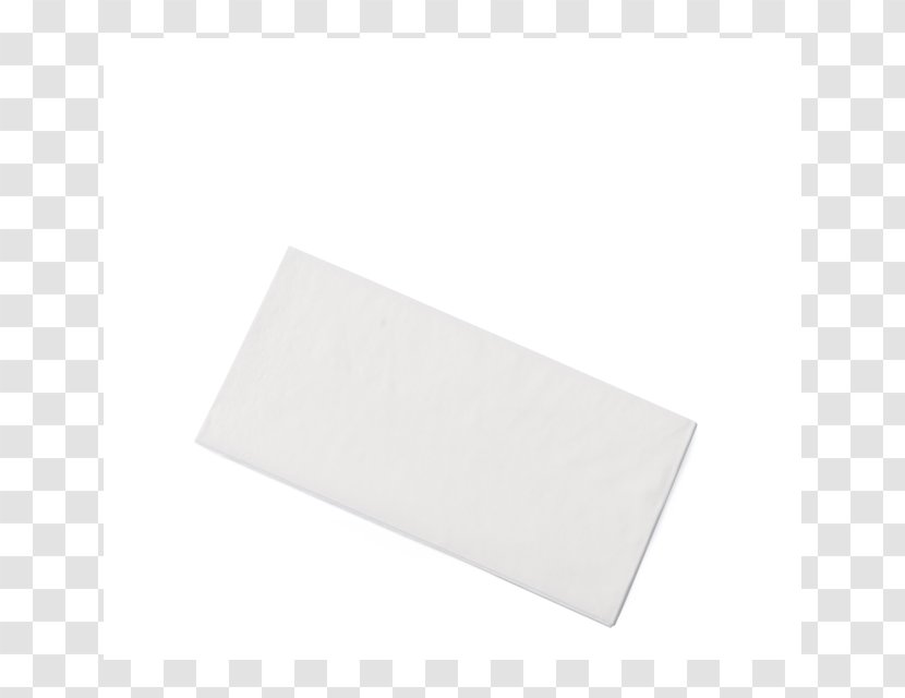 Rectangle Material - White - Servet Transparent PNG