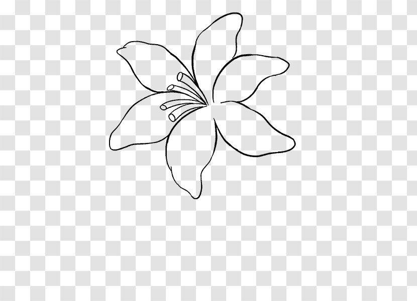Drawing How-to Line Art Flower - Wikihow Transparent PNG