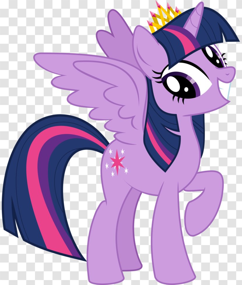 Pony Twilight Sparkle Rarity Rainbow Dash Princess Cadance - Purple Transparent PNG