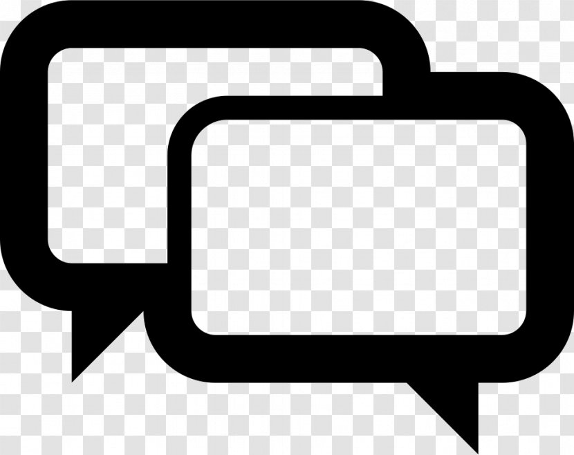 Online Chat Conversation Clip Art - Rectangle - Message Icon Transparent PNG