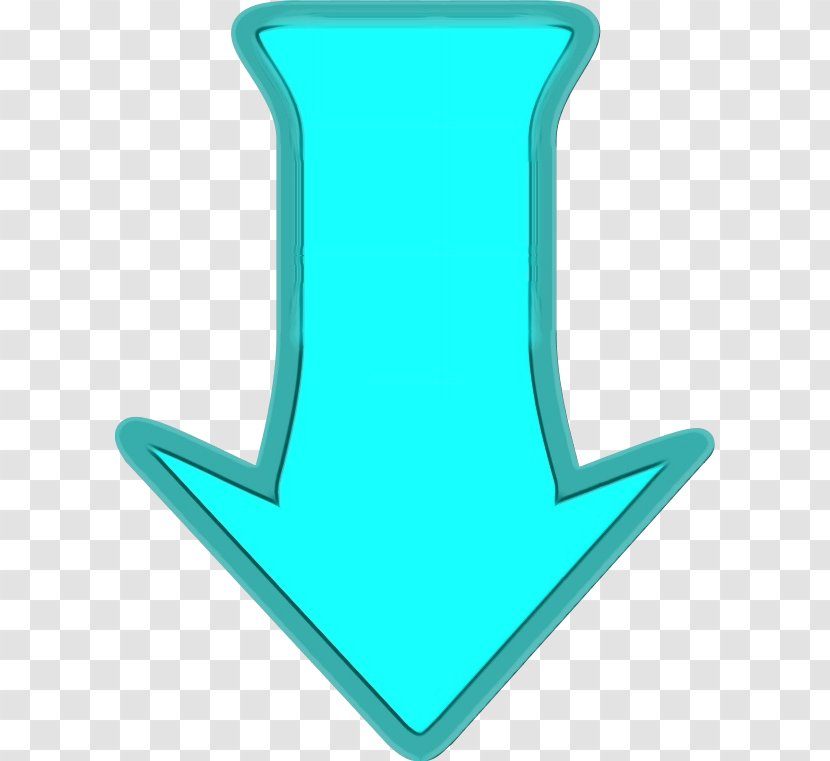 Drawing Arrow - Furniture Teal Transparent PNG