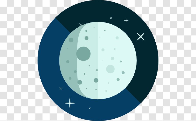 Lunar Phase Full Moon Nature Icon - Your Planet Transparent PNG