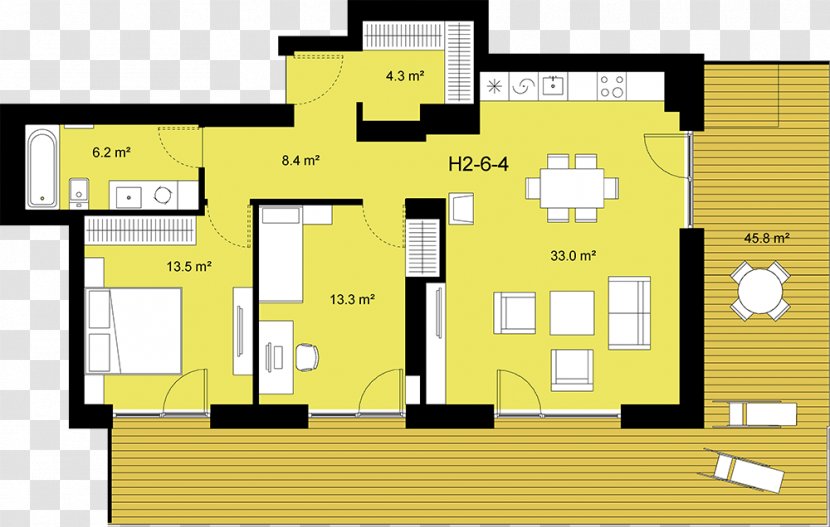 Floor Plan Architecture Brand - Yellow - Design Transparent PNG
