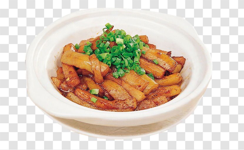 Twice Cooked Pork Chinese Cuisine Recipe Fried Eggplant With Chili Sauce - Fish-flavored Pot Transparent PNG