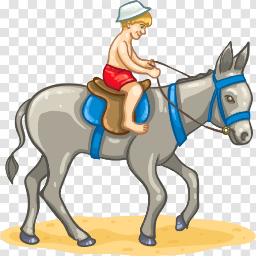 Horse Cartoon - Animal Figure - Harness Saddle Transparent PNG