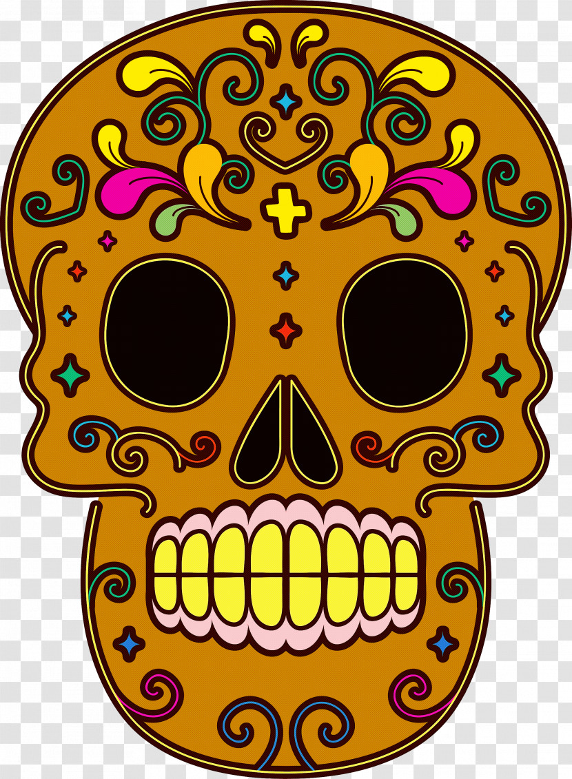 Calavera Day Of The Dead Día De Muertos Transparent PNG