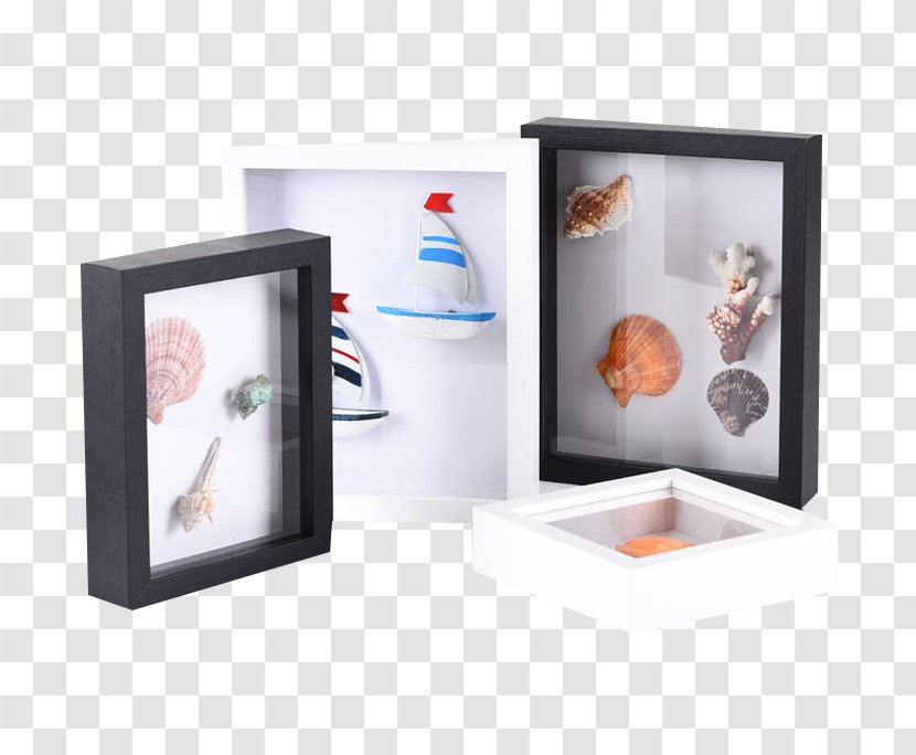 Picture Frame Black And White - Digital Photo - All Kinds Of Table Put Material Transparent PNG