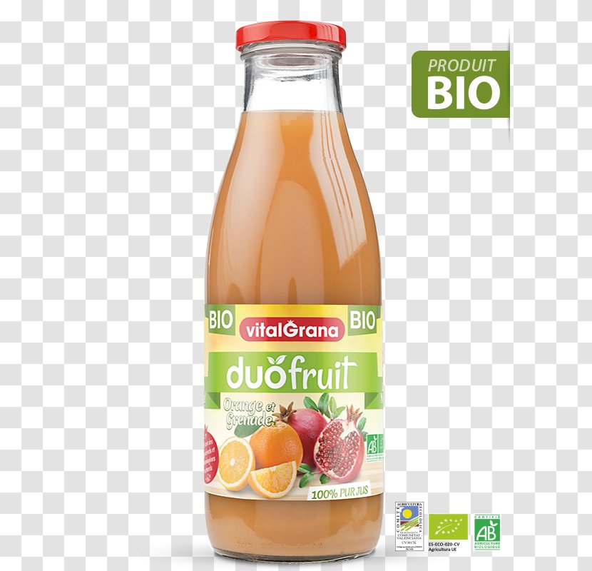 Orange Drink Pomegranate Juice Grapefruit - Organic Food Transparent PNG