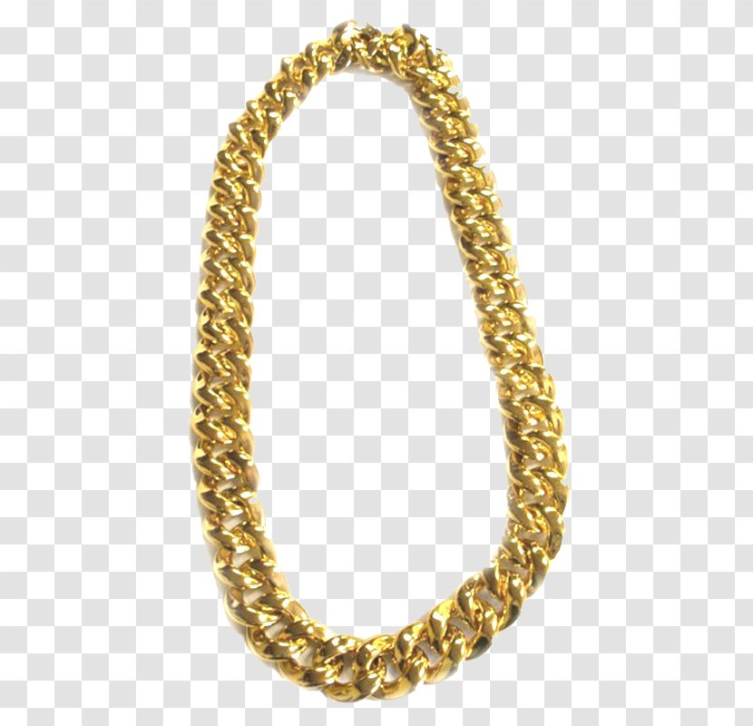 Gold Chain Necklace - Frame - Thug Life Pic Transparent PNG