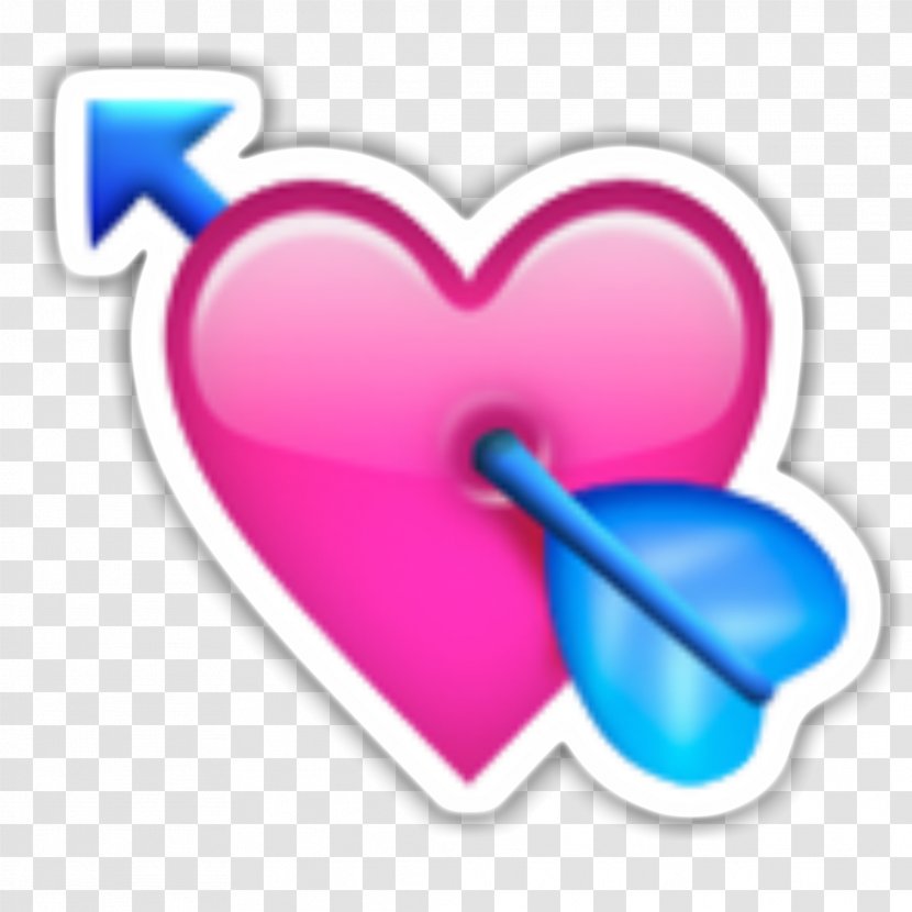 Emoji Heart IPhone Sticker - Cupid - Shia Labeouf Transparent PNG