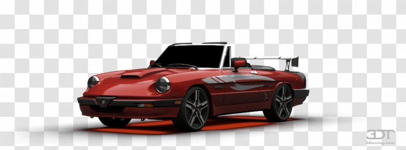 Sports Car Automotive Design Scale Models Model - Motor Vehicle - Alfa Romeo Spider Transparent PNG