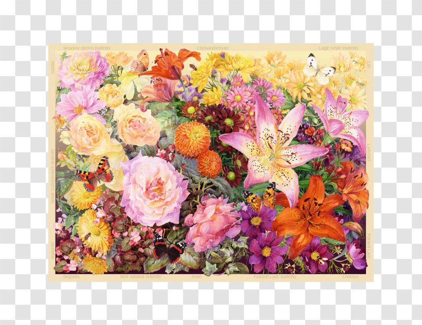 Jigsaw Puzzles Cottage Garden Ravensburger Puzzle Video Game - Petal - Gera Gardens Inc Transparent PNG