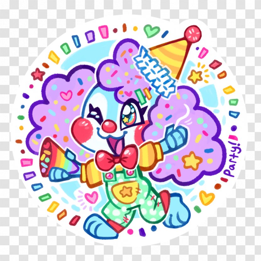 Watercolor Party - Text - Line Art Transparent PNG